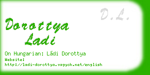 dorottya ladi business card