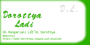 dorottya ladi business card